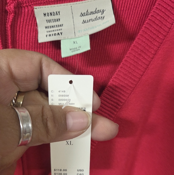 Anthropologie Saturday-Sunday Oversized Tunic Sweater Dress - Picture 3 of 4